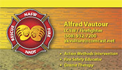 Alfred Vautour LCSW Business Card
